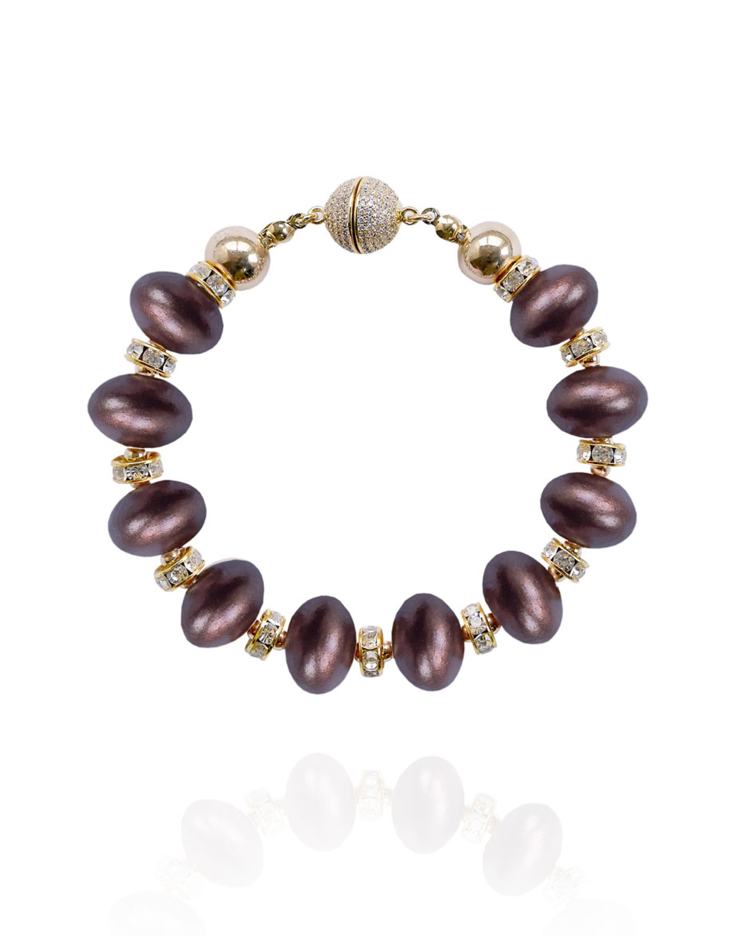 Mika Bracelet in Chocolate Cherry – Saulė